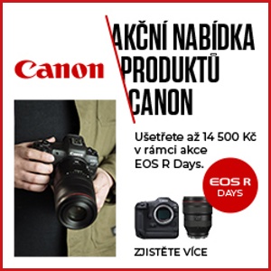 CANON EOS R DAYS: Akce na sníženou cenu vybrané techniky (Platí&nbspod&nbsp30.9.&nbspdo&nbsp13.10.2024)