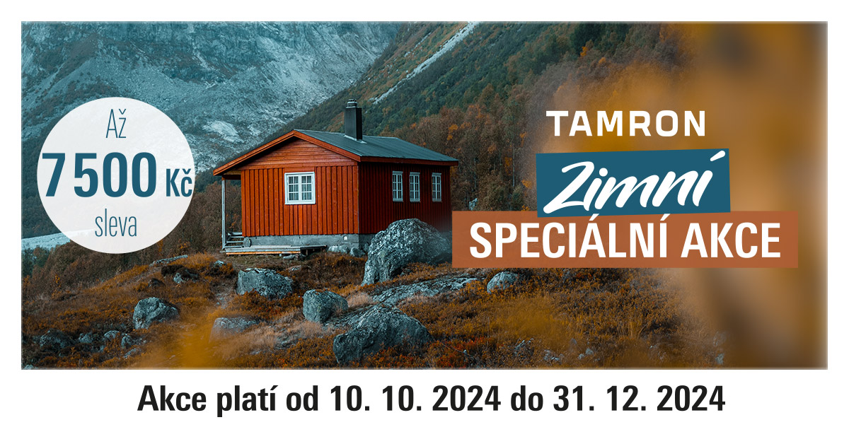 Tamron zimní speciální akce 10.10. - 31.12.2024