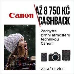 ZIMNÍ CASHBACK na vybrané produkty Canon (Platí&nbspod&nbsp21.10.2024&nbspdo&nbsp31.1.2025)