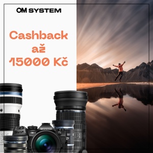 OM SYSTEM WEEK - Cashback!!! (Platí&nbspod&nbsp24.10.&nbspdo&nbsp3.11.2024)