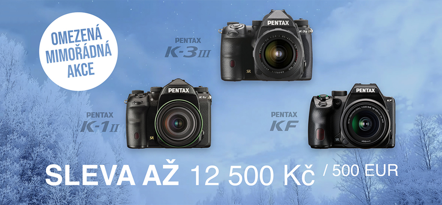 SPECIÁLNÍ SLEVOVÁ AKCE PENTAX 