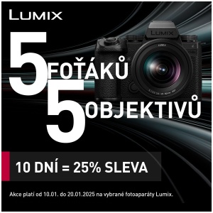 LUMIX - Speciální slevová akce (Platí&nbsp10.1.&nbspdo&nbsp20.1.2025)