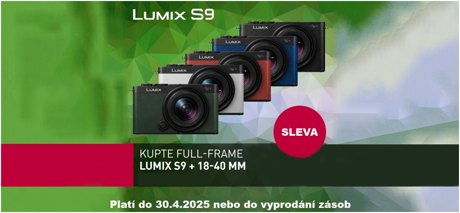 PROMO LUMIX S9 = sleva (Platí do 30.4.2025)